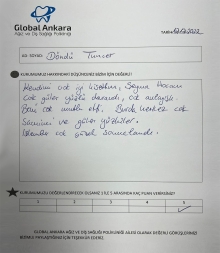 Beni çok mutlu etti